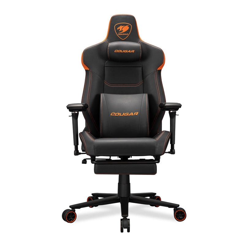 Cougar Armor EVO M Gaming Chair with 5D adjustable armrests and Retractable Footrest