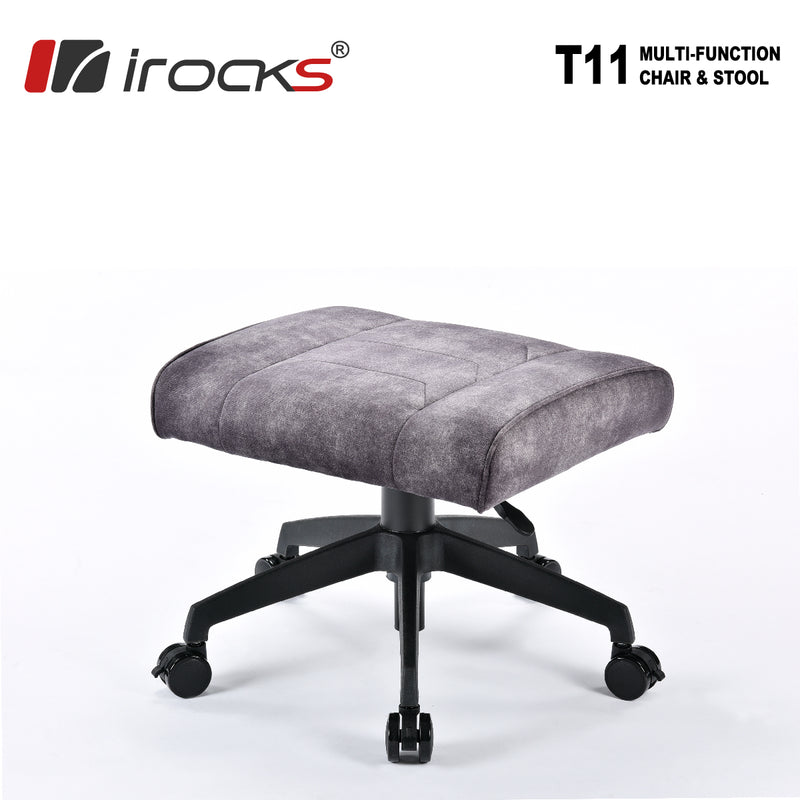 iRocks T11 Anti-Cat-Scratch Fabric Multi-Functional Chair & Stool