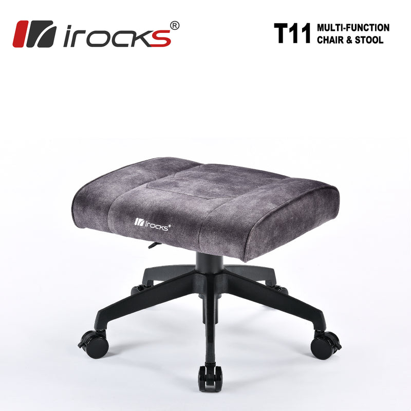 iRocks T11 Anti-Cat-Scratch Fabric Multi-Functional Chair & Stool