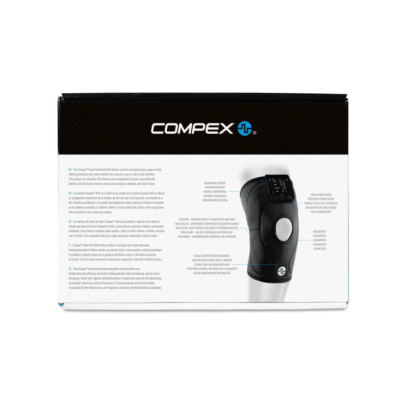 Compex TENS+EMS 雙脈衝加熱按摩膝帶