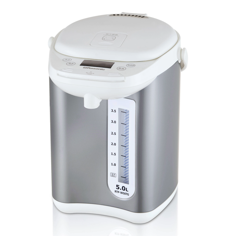 RASONIC RTP-W50TG 5.0L Electric Pump or Cup Push Dispenser 6 Keep Warm Temperature Thermo Pot