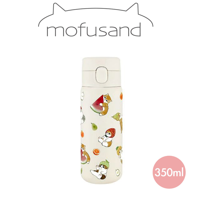 Mofusand 350ML 真空不鏽鋼 One Touch 水壼