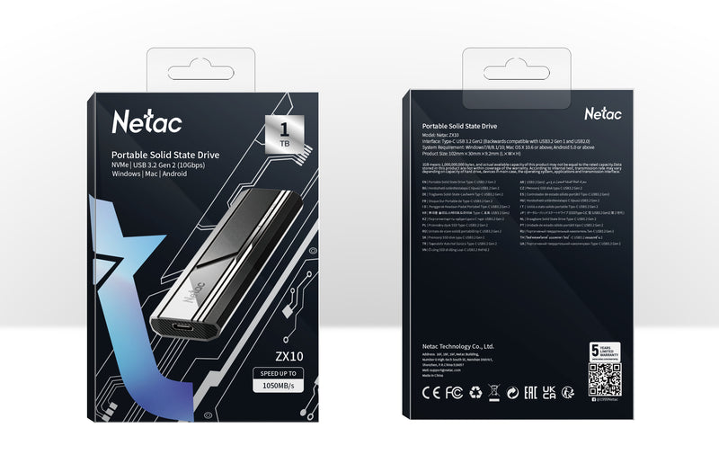 Netac ZX10 1TB Portable SSD