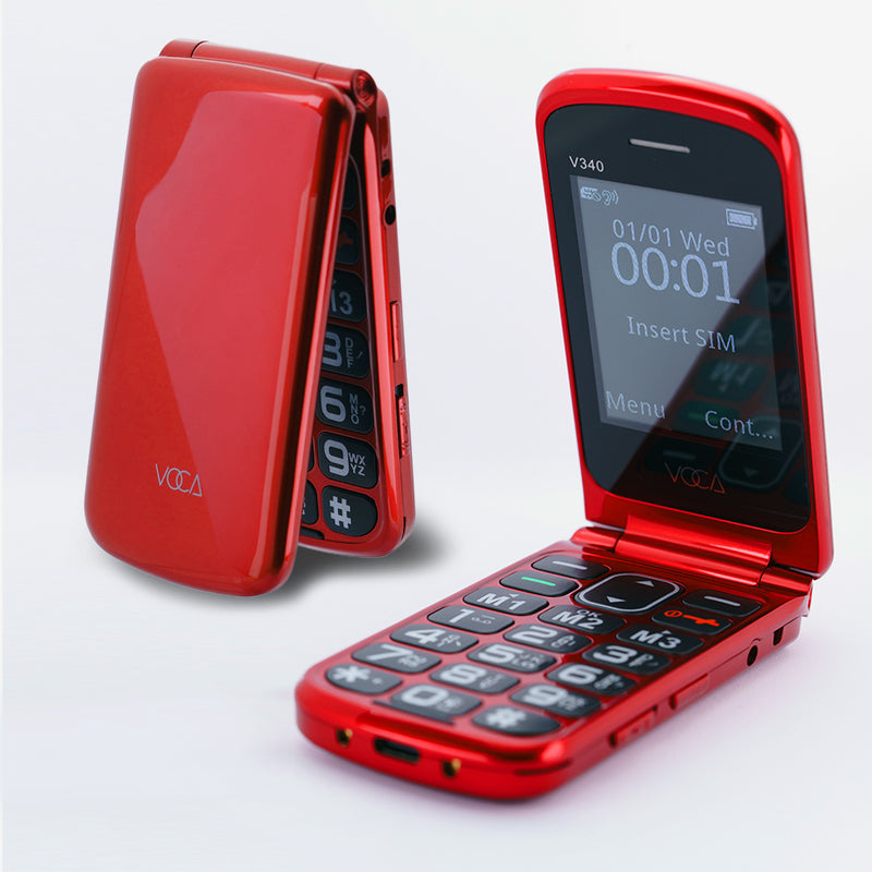 VOCA V340 4G Elderly Flip Phone Smartphone