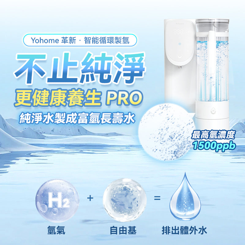 Yohome YH-019 RO智能冷熱溫控富氫健康直飲水機 3.0 Pro