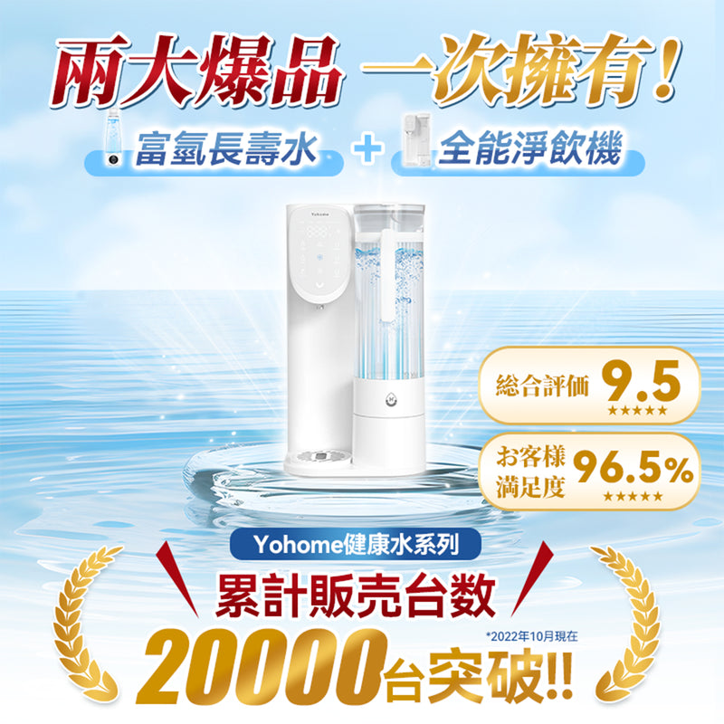 Yohome YH-019 RO智能冷熱溫控富氫健康直飲水機 3.0 Pro