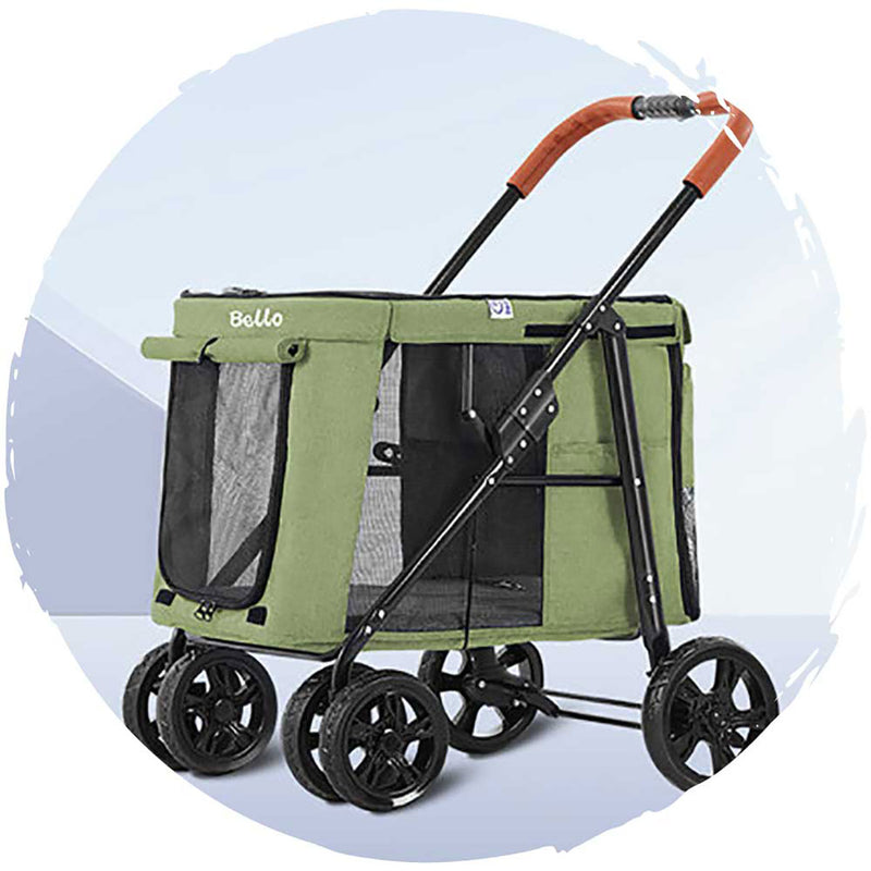 BELLO Fashionable Foldable Dog Stroller (load weight: 30kg)