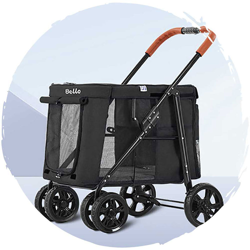 BELLO Fashionable Foldable Dog Stroller (30kg)