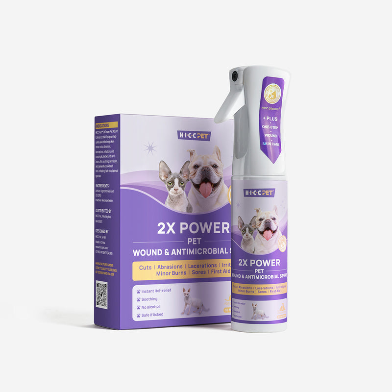 HICC PET 2X Power Pet Wound & Antimicrobial Spray (300ml)