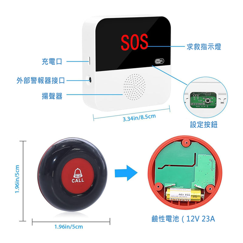 和泰 VOCA 無線隨身SOS呼叫套裝