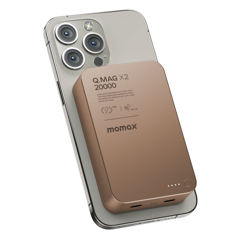 Momax Q.Mag X2 20000mAh magnetic wireless battery pack