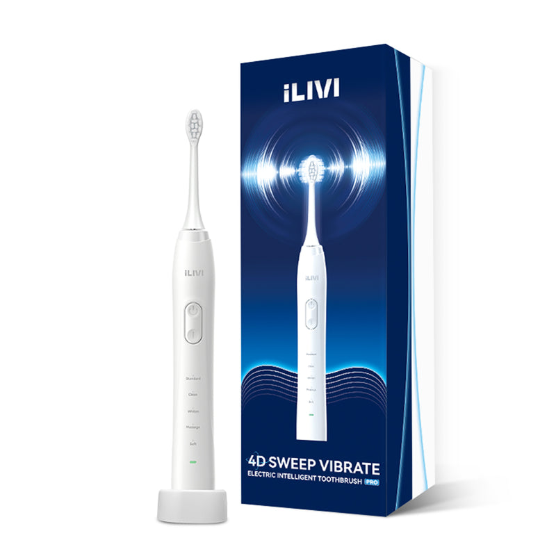 iLivi IV-001 Innovative 4D Full-Mode Multi-Head Electric Toothbrush PRO