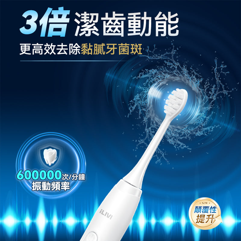 iLivi IV-001 Innovative 4D Full-Mode Multi-Head Electric Toothbrush PRO