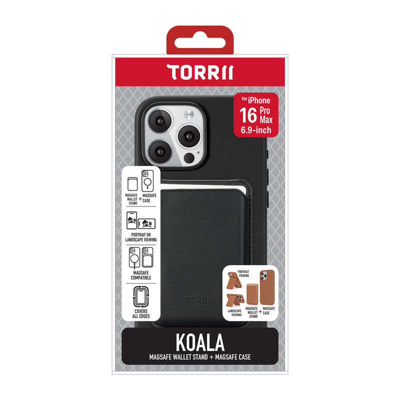 Torrii KOALA MagSafe Wallet Stand + Case for iPhone 16 Pro Max