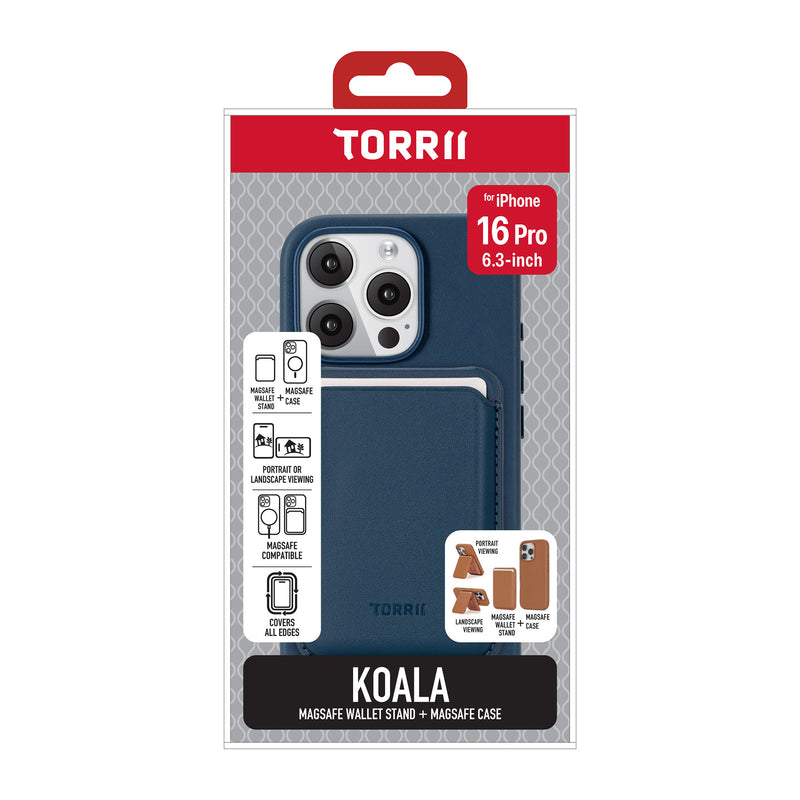 Torrii KOALA iPhone 16 Pro 磁吸口袋支架+皮套