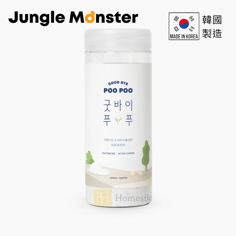 Jungle Monster 再見PooPoo天然貓砂除臭粉劑 500克