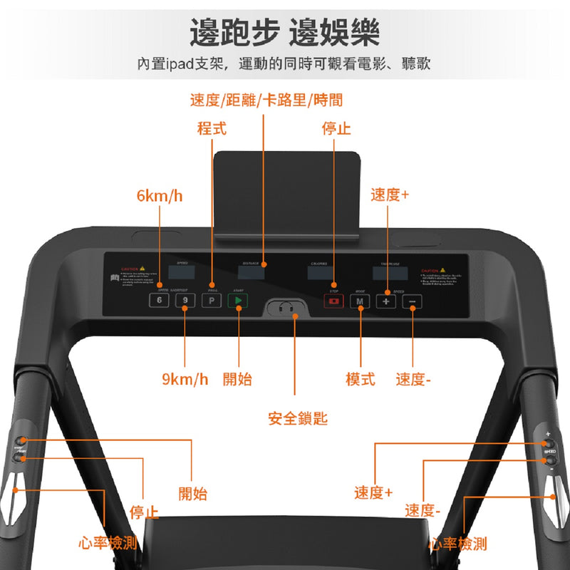 OneTwoFit OT059801 家用摺疊跑步機 室內走步機