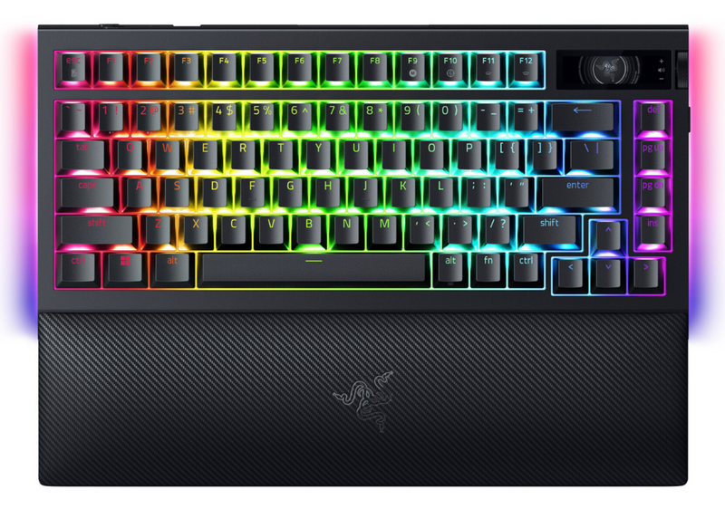 Razer 雷蛇 BlackWidow V4 Pro 75% - 熱插拔無線遊戲鍵盤 (橙軸) 鍵盤