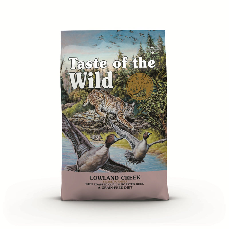 Taste of the Wild Lowland Creek Feline Formula with Roasted Quail & Roasted Duck 6.6kg