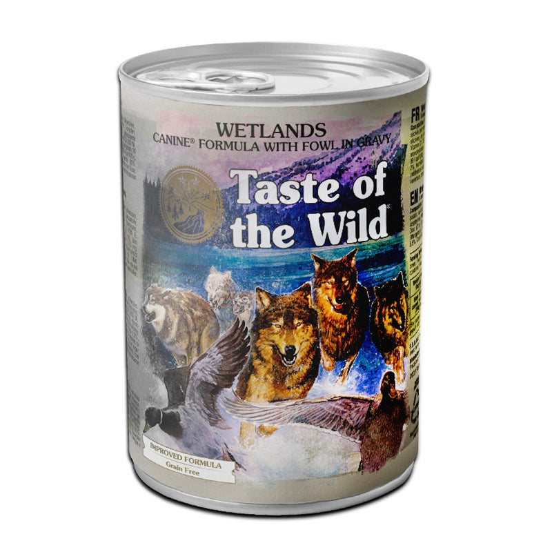 Taste of the Wild Wetlands Canine Formula with Fowl in Gravy（12pcs）