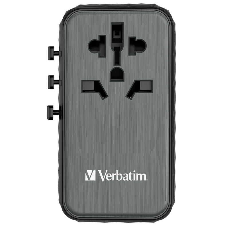 VERBATIM GaN III 100W Universal Travel Adapter