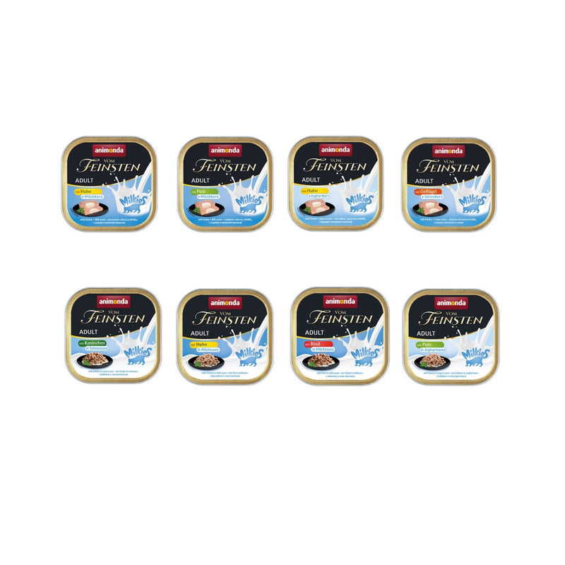 Animonda Milkies Adult Cat cans（8 flavors，16pcs）