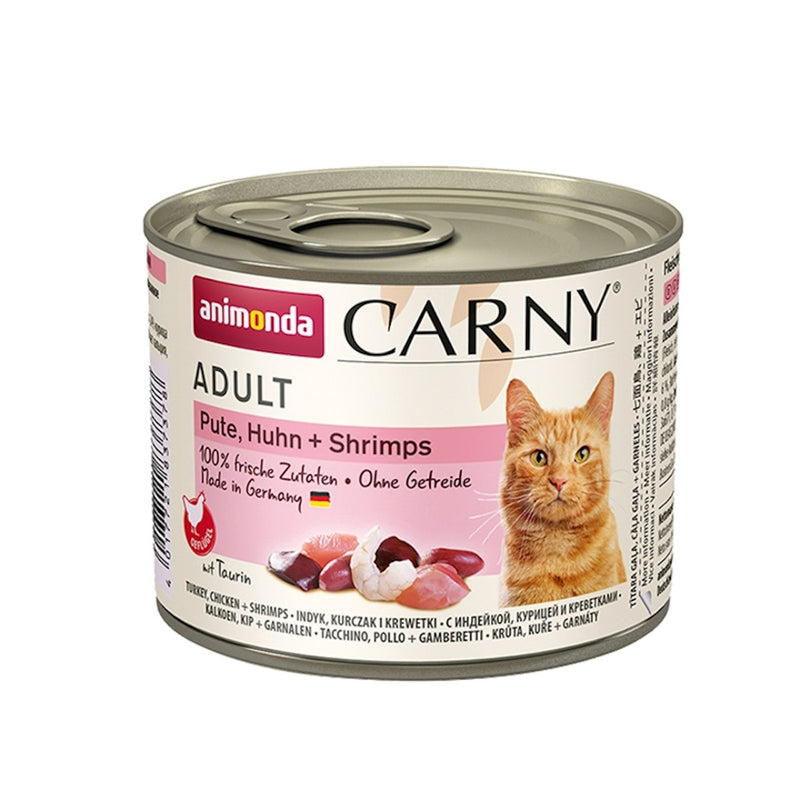 Animonda Adult Cat Turkey, Chicken + Shrimps （200g X 12）