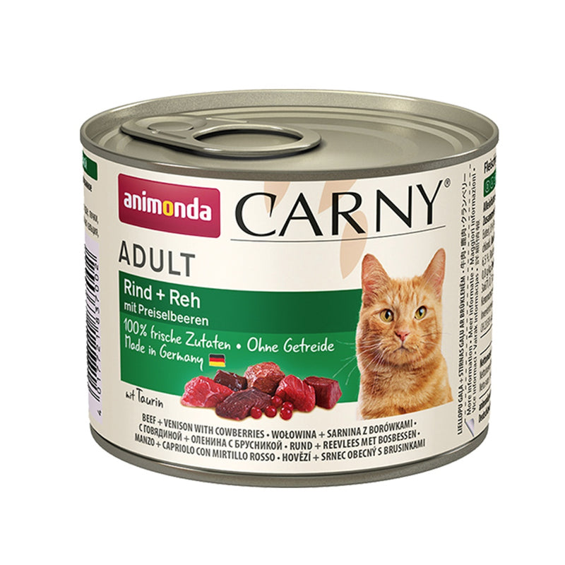 Animonda Adult Cat   Beef + Venison with Cowberries （200g X 12）