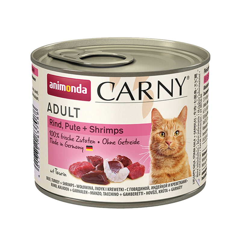 Animonda Adult Cat  Beef , Turkey + Shrimps （200g X 12）