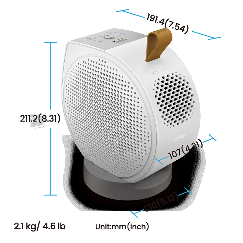 BenQ GV50 雷射可攜式投影機 (1080p/ 500ml/ 天花板投影) 投影機
