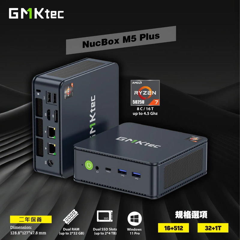 GMKTEC Nucbox M5 PLUS Mini PC