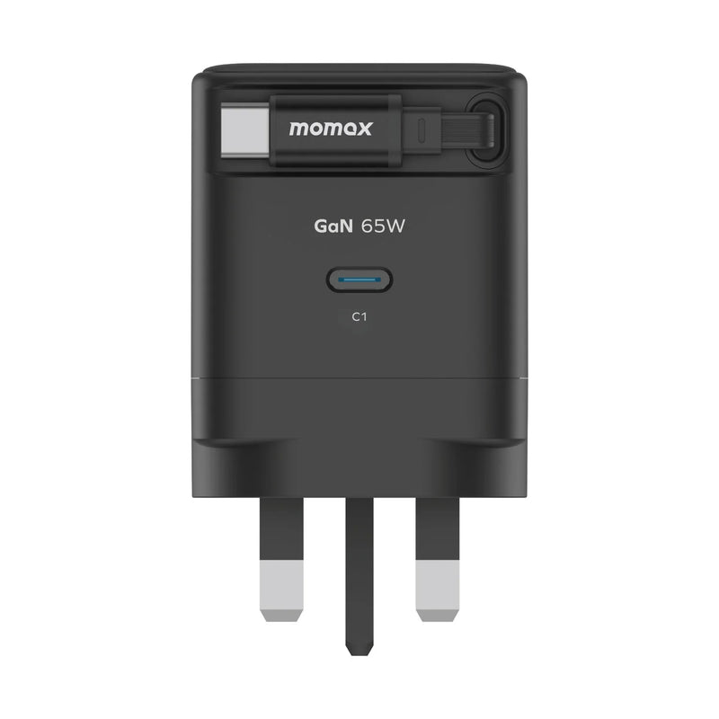 Momax 1-Charge+ 65W GaN單輸出及伸縮USB-C 線充電器