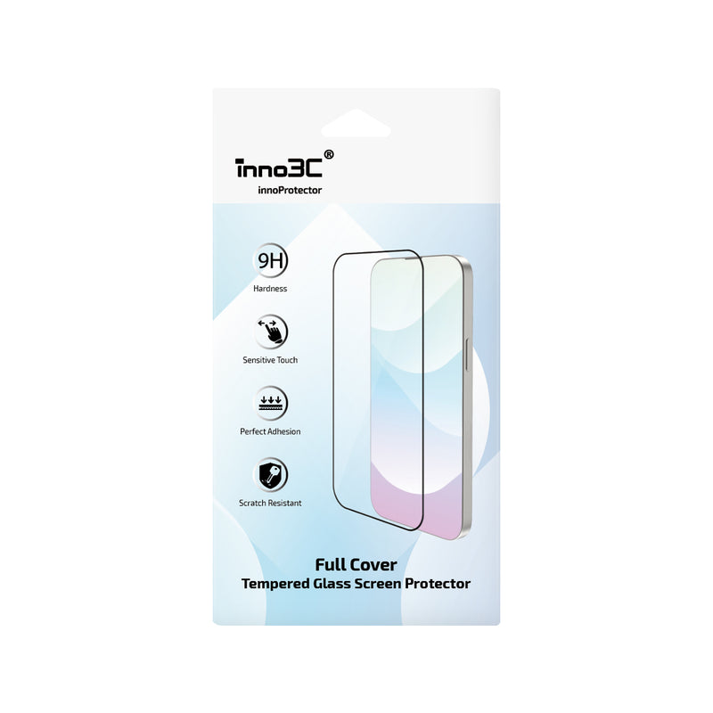 inno3C Full Cover Tempered Glass Screen Protector for iPhone 16 Pro Max Screen Protector