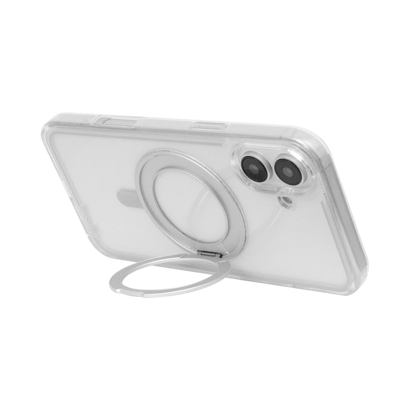 inno3C Protective Case with 360° Rotation Magnetic Ring Holder for iPhone 16 Plus Mobile Phone Case