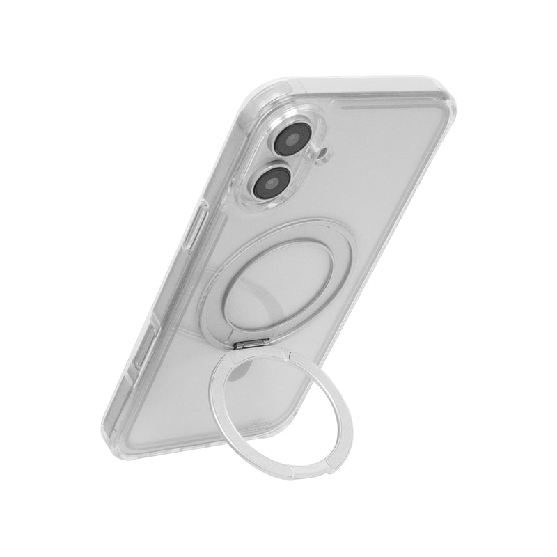 inno3C Protective Case with 360° Rotation Magnetic Ring Holder for iPhone 16 Plus Mobile Phone Case