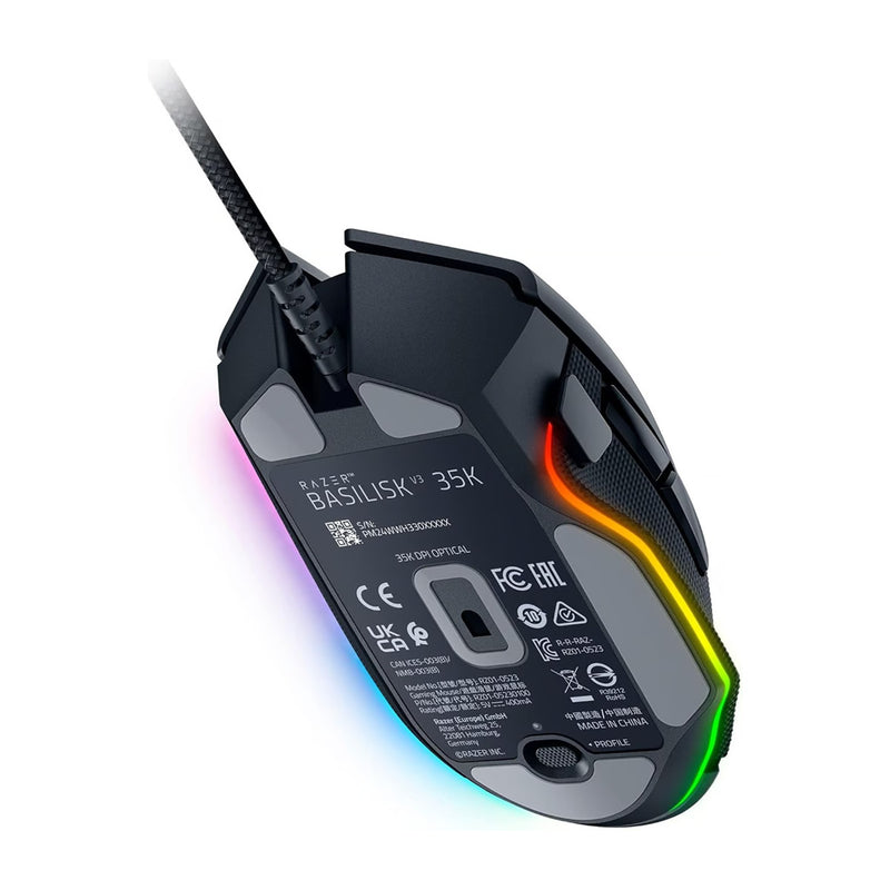 Razer Basilisk V3 35K Fully Customizable Ergonomic RGB Wired Gaming Mouse