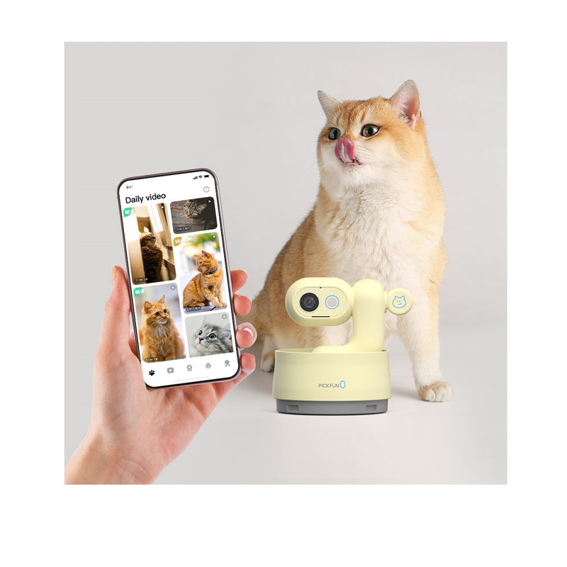 PICKFUN P0 Pet AI Companion IP Camera - Yellow