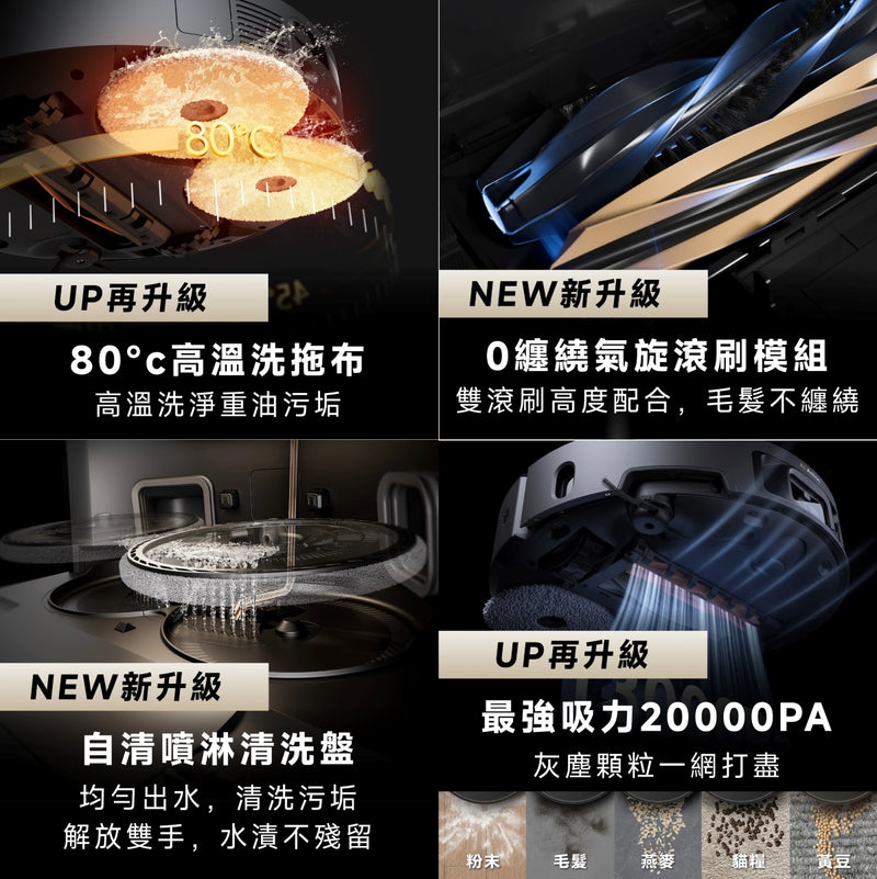 Dreame 追覓 X50 Ultra 五重升降 AI 全能頂配掃地機