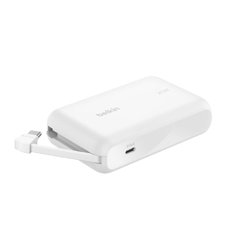 BELKIN 貝爾金 BoostCharge行動電源 10K with Integrated Cable