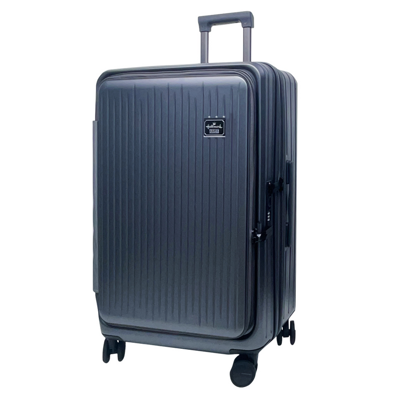 HALLMARK PC Zipper Front & Middle Opening Suitcase HM904T