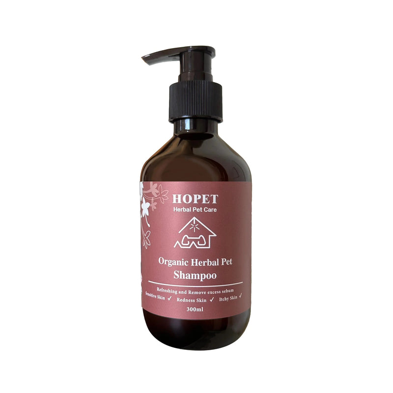 HOPET Organic Herbal Pet Shampoo 300ml - Refreshing