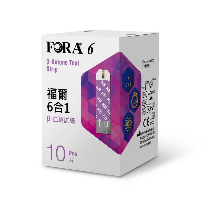 FORA 血酮試紙 10張