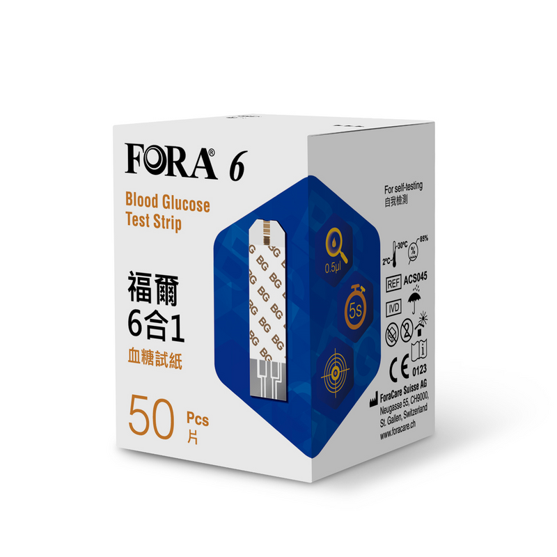 FORA 血糖試紙 50張