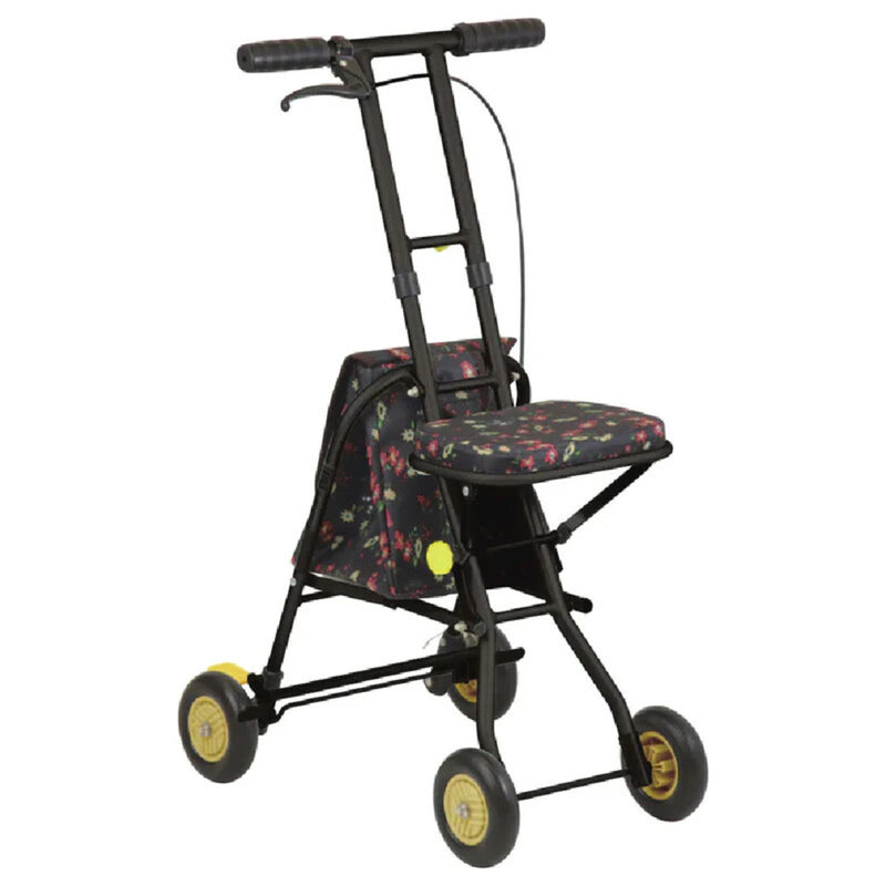 TacaoF TacaoF lightweight walking trolley black floral