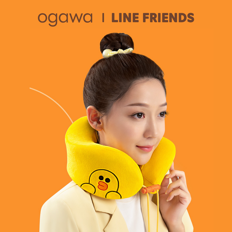 Ogawa Line Friends U型按摩頸枕 OG-2612