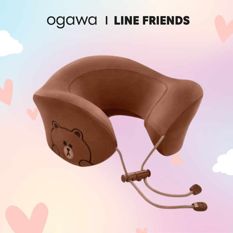 Ogawa Line Friends U型按摩頸枕 OG-2612