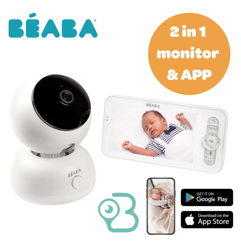 Beaba Zen premium Wifi 高清視像及話音嬰兒監察器 5吋720P彩屏