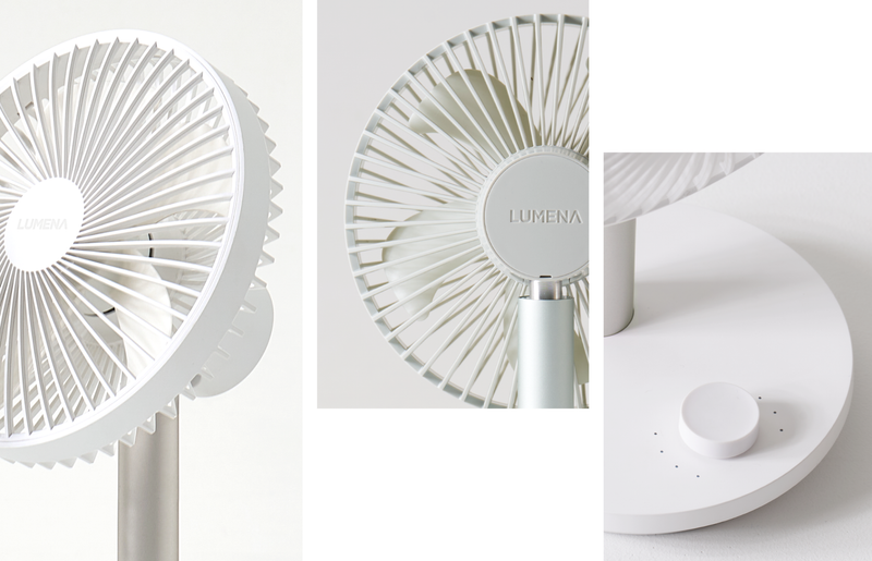 LUMENA STAND4 7" Portable Wireless Desk Fan