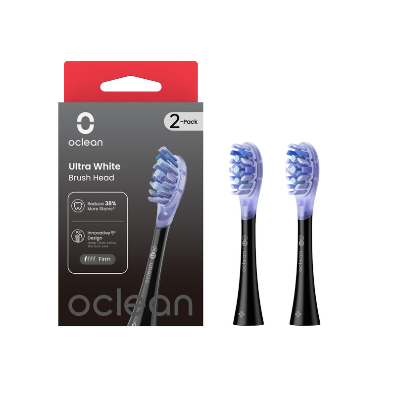 Oclean C04000255 UW02 Brush Head  2-pack Ultra White