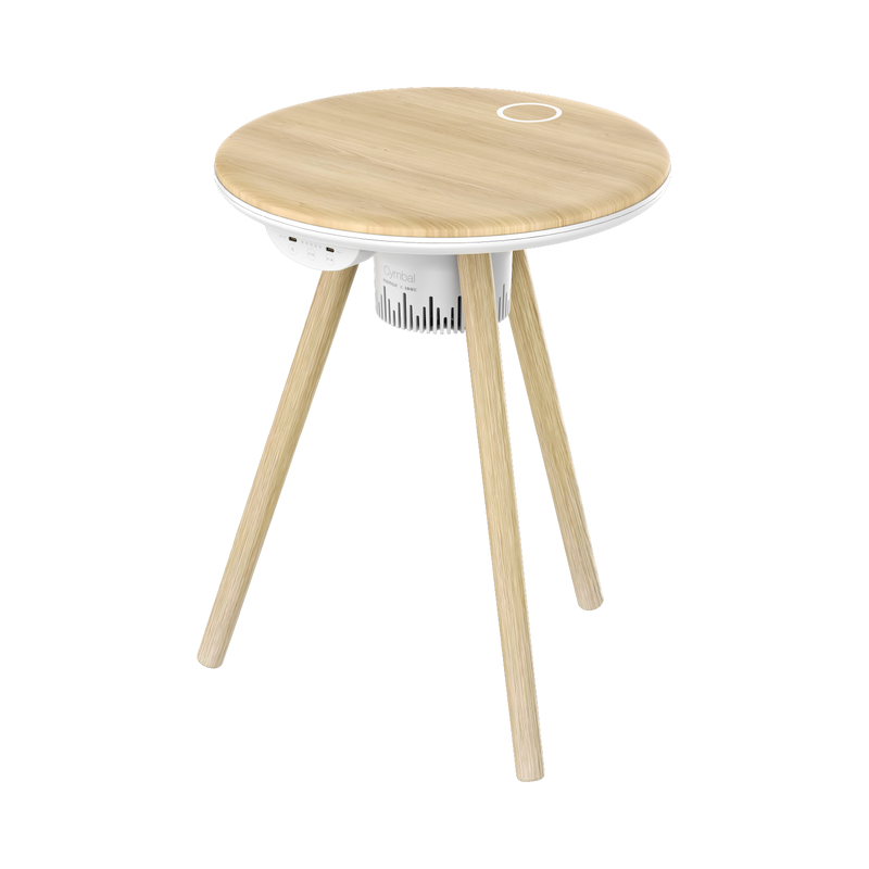 Momax Cymbal Wireless Charging Table with Built-In Ambience Light and Speaker